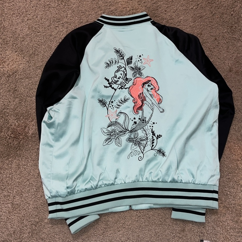 Little Mermaid varsity jacket size 0 Torrid